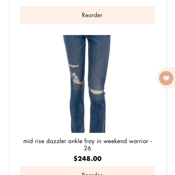 Mother jeans size 26 - Picture 5 of 5